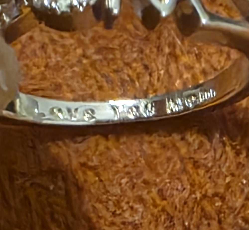 MOM ZIRCONIS 925 Silver Diamond BAND - Picture 5 of 5